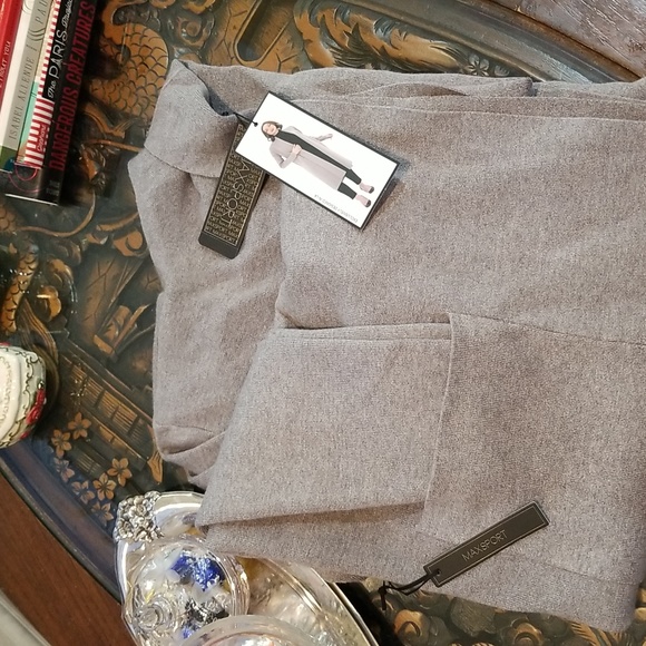 Max Sport Women Maxi Open Front Cardigan  Size L Gray Heather Abalone - Picture 4 of 12